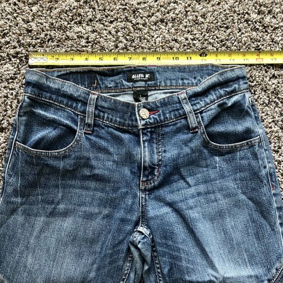 ALLEN B. by Allen Schwartz Jeans 6 Blue Mid Rise Retro Vintage Ankle Zip - Picture 6 of 13